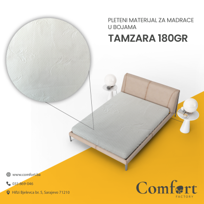 TAMZARA 180GR PLETENI MATERIJAL ZA MADRACE U BJELA