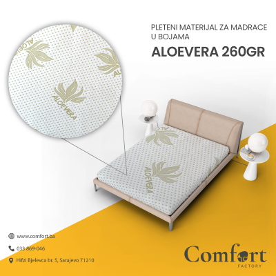ALOE VERA 260 GR PLETENI MATERIJAL ZA MADRACE U BOJAMA