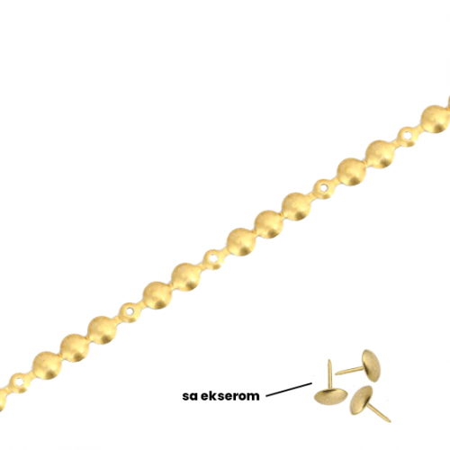 KABARA ZLATNA UKRASNI TRAKA 75 CM