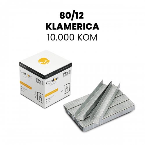 KLAMERICE 80/12  10.000KOM