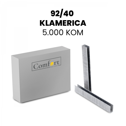 KLAMERICE 92/40 5.000 KOM