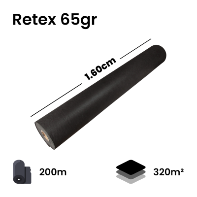 RETEX 65GR 320m² (200m) / 160cm