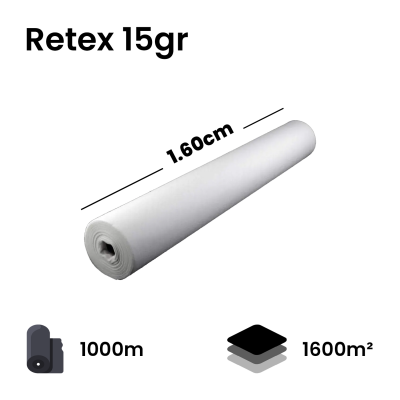 RETEX 15GR 1600m² (1000m) / 160cm