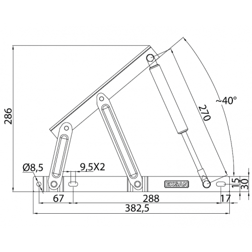MEHANIZAM SANDUK MALA (1 par)