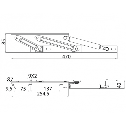 MEHANIZAM SANDUK MALA (1 par)